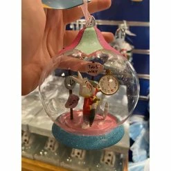 Boule De Noël Lapin D'Alice Disneyland Paris -disney Soldes Magasin boule de noel lapin d alice disneyland paris 1 1