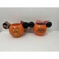 Lot 2 Citrouilles Minnie Et Mickey (avec Chocolat)