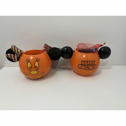 Lot 2 Citrouilles Minnie Et Mickey (avec Chocolat) -disney Soldes Magasin lot 2 citrouilles minnie et mickey avec chocolat