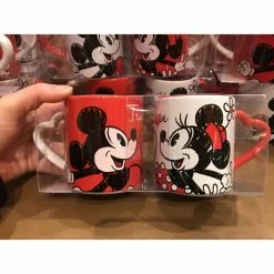 Lot 2 Mugs Mickey Et Minnie Love