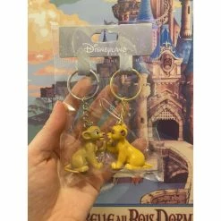 Lot 2 Porte Clés Simba Et Nala Disneyland Paris