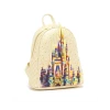 Loungefly Mini Sac à Dos Walt Disney World 50th Anniversary Castle -disney Soldes Magasin loungefly mini sac a dos walt disney world 50th anniversary castle