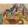 Magnet Disneyland Paris "Château Et Space Mountain" -disney Soldes Magasin magnet disneyland paris chateau et space mountain