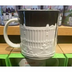Devant -disney Soldes Magasin mug relief city collection paris starbucks 1