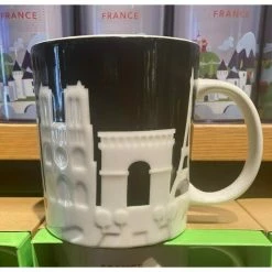 Mug Relief City Collection Paris Starbucks