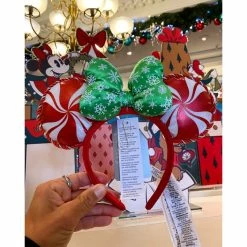 Oreilles Noël 2022 Candy Cane Disneyland Paris BACKORDER