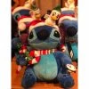 Peluche De Noël Stitch Et Son Canard Disneyland Paris -disney Soldes Magasin peluche de noel stitch et son canard disneyland paris