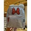 Sac à Dos Minnie Argent Pailleté Disneyland Paris -disney Soldes Magasin sac a dos minnie argent paillete disneyland paris