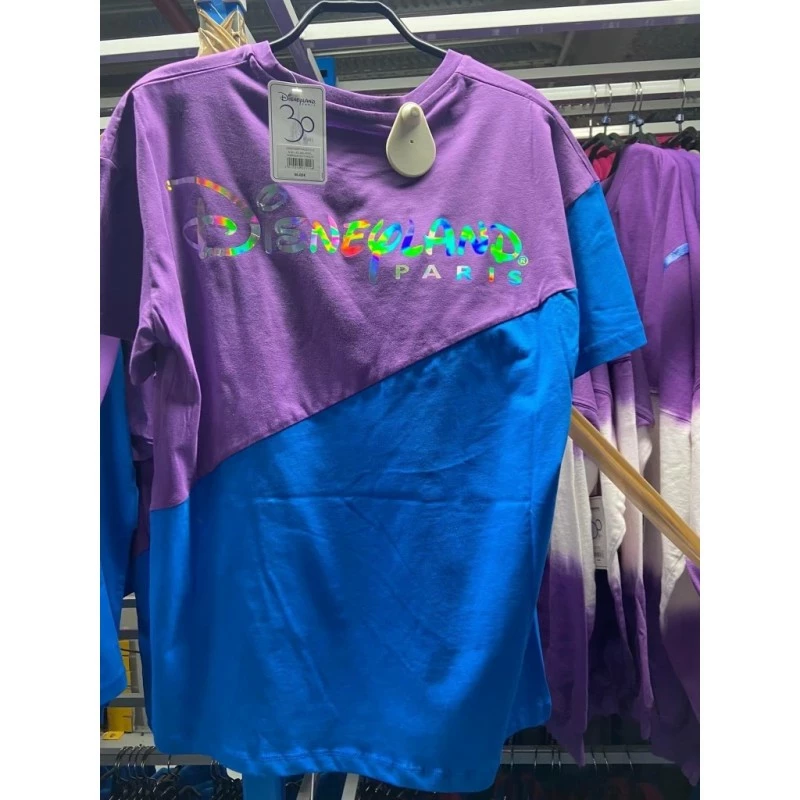 T-shirt Bleu-mauve "Logo 30" - 30e Anniversaire Disneyland Paris 4 T-shirt Bleu-mauve "Logo 30" - 30e Anniversaire Disneyland Paris – Image 2